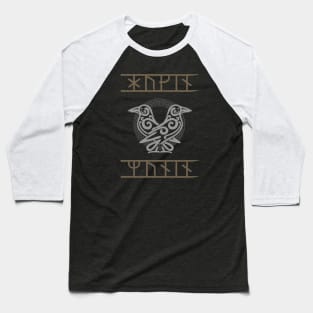 Odin's Ravens Huginn & Muninn | Norse Mythology Baseball T-Shirt